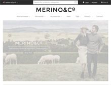 Tablet Screenshot of merinoandco.com